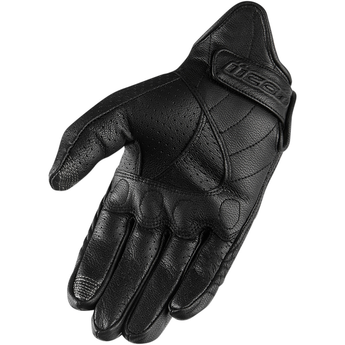 Icon - Pursuit Classic™ Perforated Gloves - Black - 2XL
