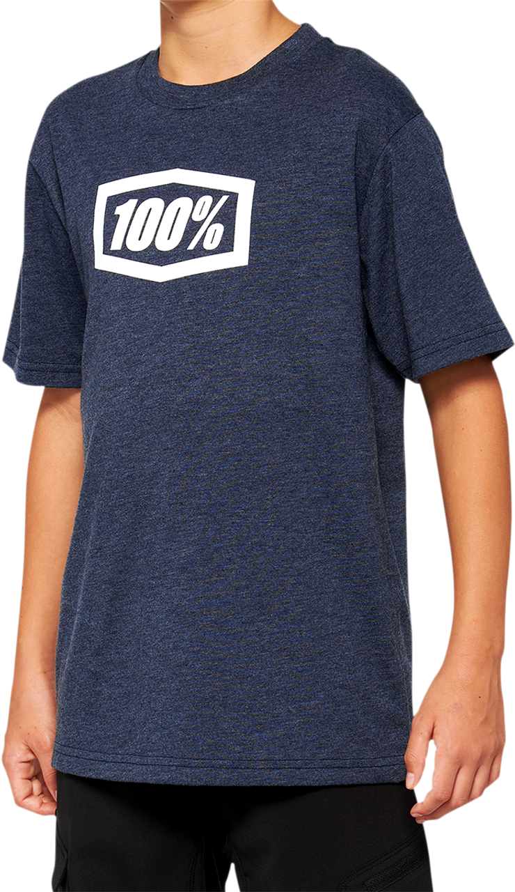 Youth Icon T-Shirt - Navy - Small - Lutzka's Garage