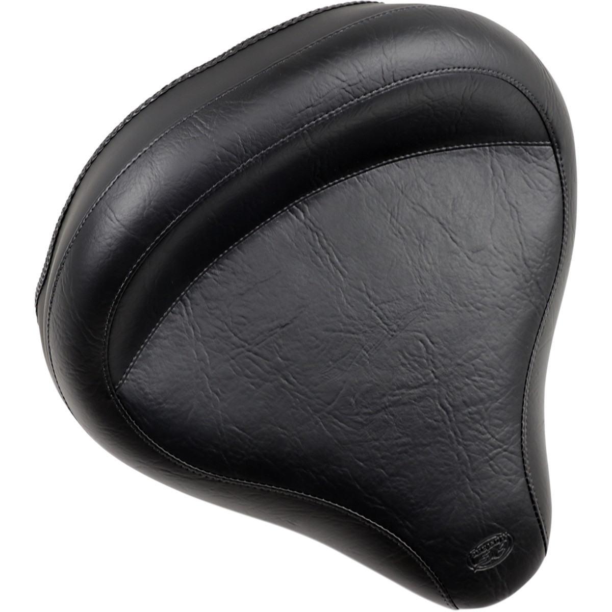 Mustang #75757 - Wide Vintage Solo Seat - Softail '84-'99