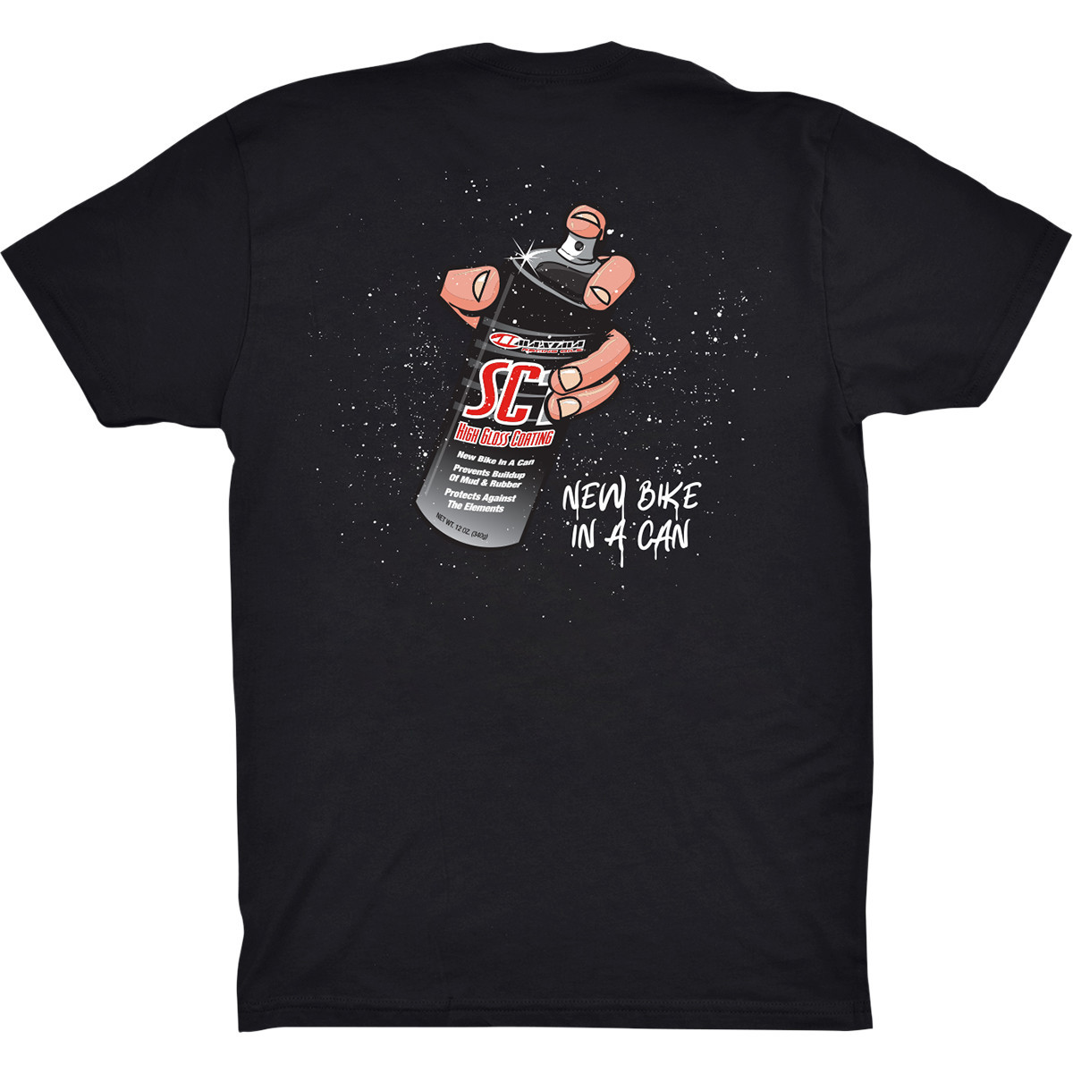Maxima Racing OIL #10-10019-BLK-MD - Maxima SC1 Short-Sleeve T-Shirt - Black - Medium