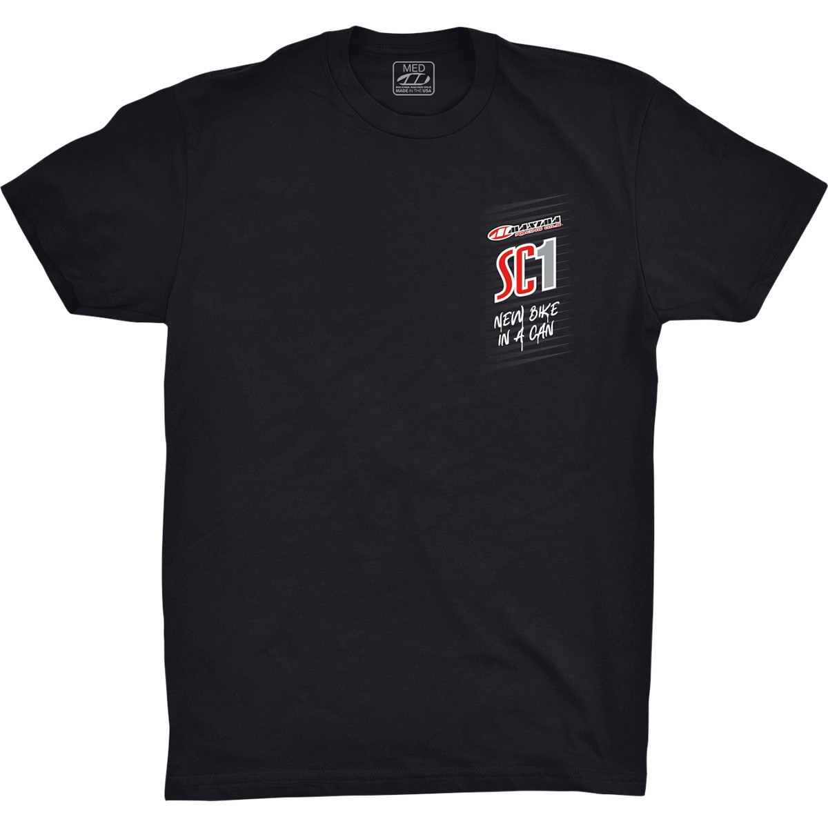 Maxima Racing OIL #10-10019-BLK-LR - Maxima SC1 Short-Sleeve T-Shirt - Black - Large