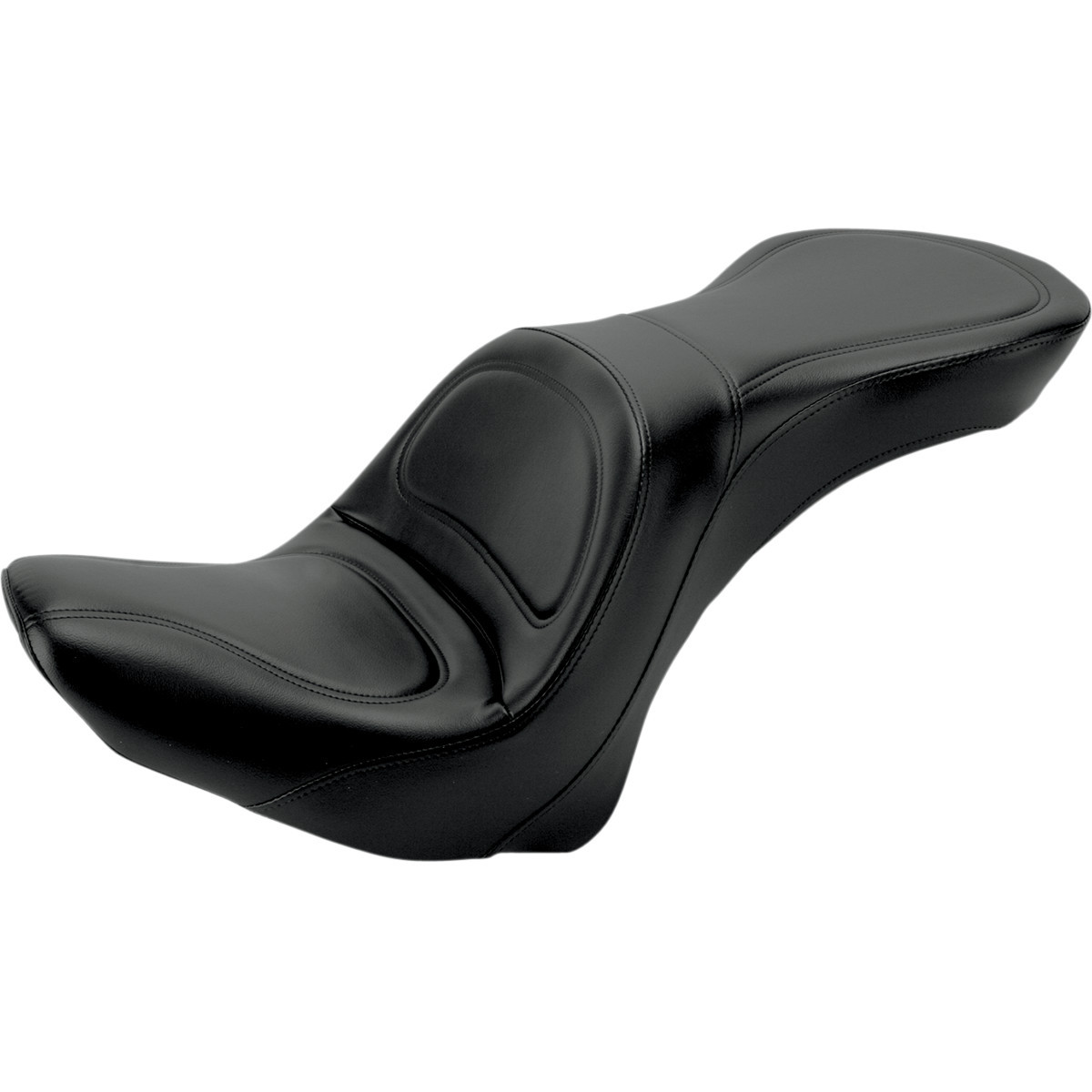 Saddlemen #800-23-0291 - Seat - Explorer™ - Without Backrest - Stitched - Black - FLSTC '06-'17