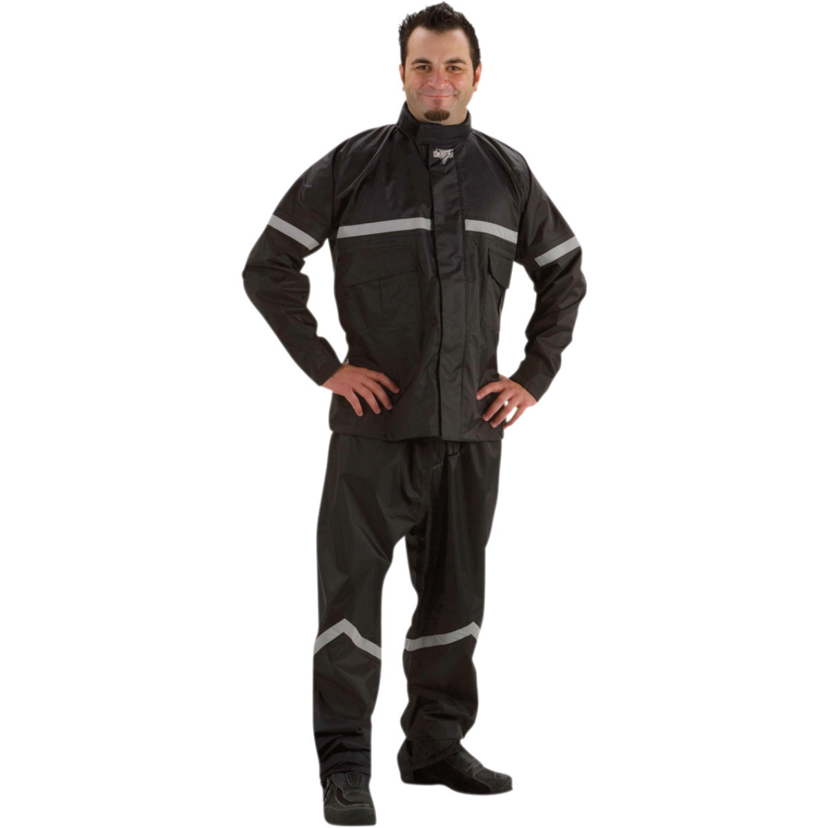 Nelson Rigg #SR-6000-BLK-02M - SR-6000 Stormrider Rainsuit - Black - Medium