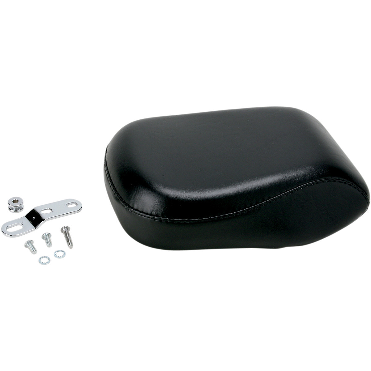 LE Pera #LK-007P - Bare Bones Pillion Pad - Smooth - Black - FL/FX '06-'17
