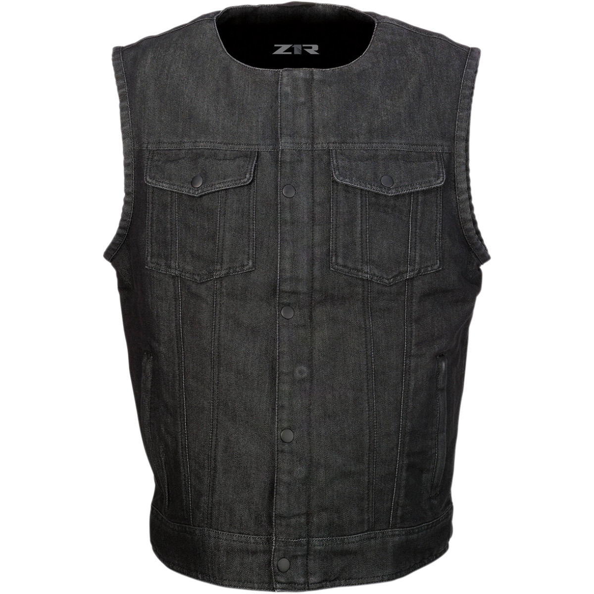 Z1R - Ganja Denim Vest - Black - Large