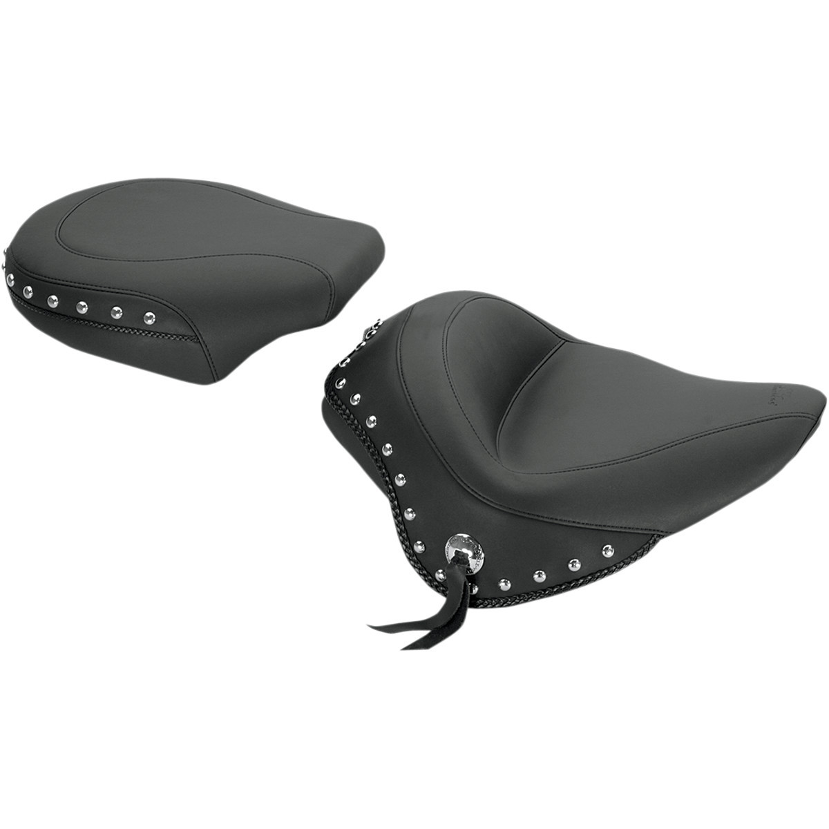 Mustang #76750 - Touring Studded Solo Seat - FXS