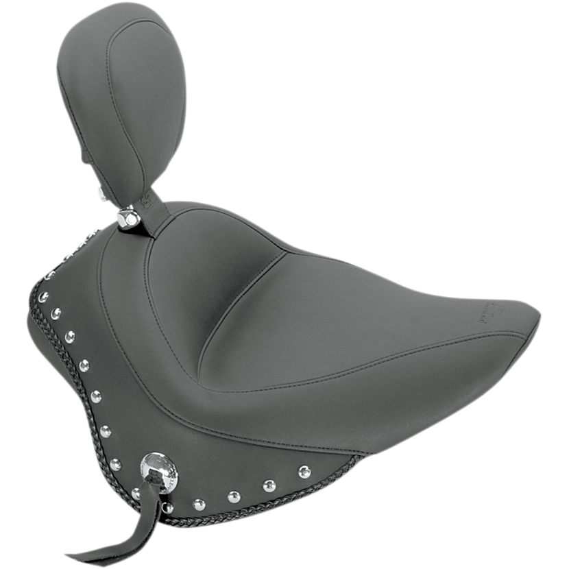 Studded Touring Solo Seat - Drivers Backrest