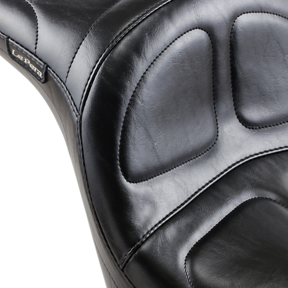 LE Pera #LK-910DL - Maverick Daddy Long Legs Seat - Black - Stitched - FL/FX '06-'17