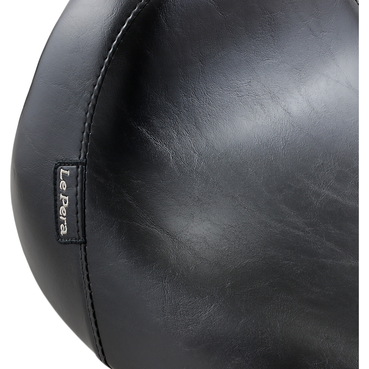 LE Pera #LKS-007 - Bare Bones Solo Seat - Smooth - Black - FXS/FLS '11-'15