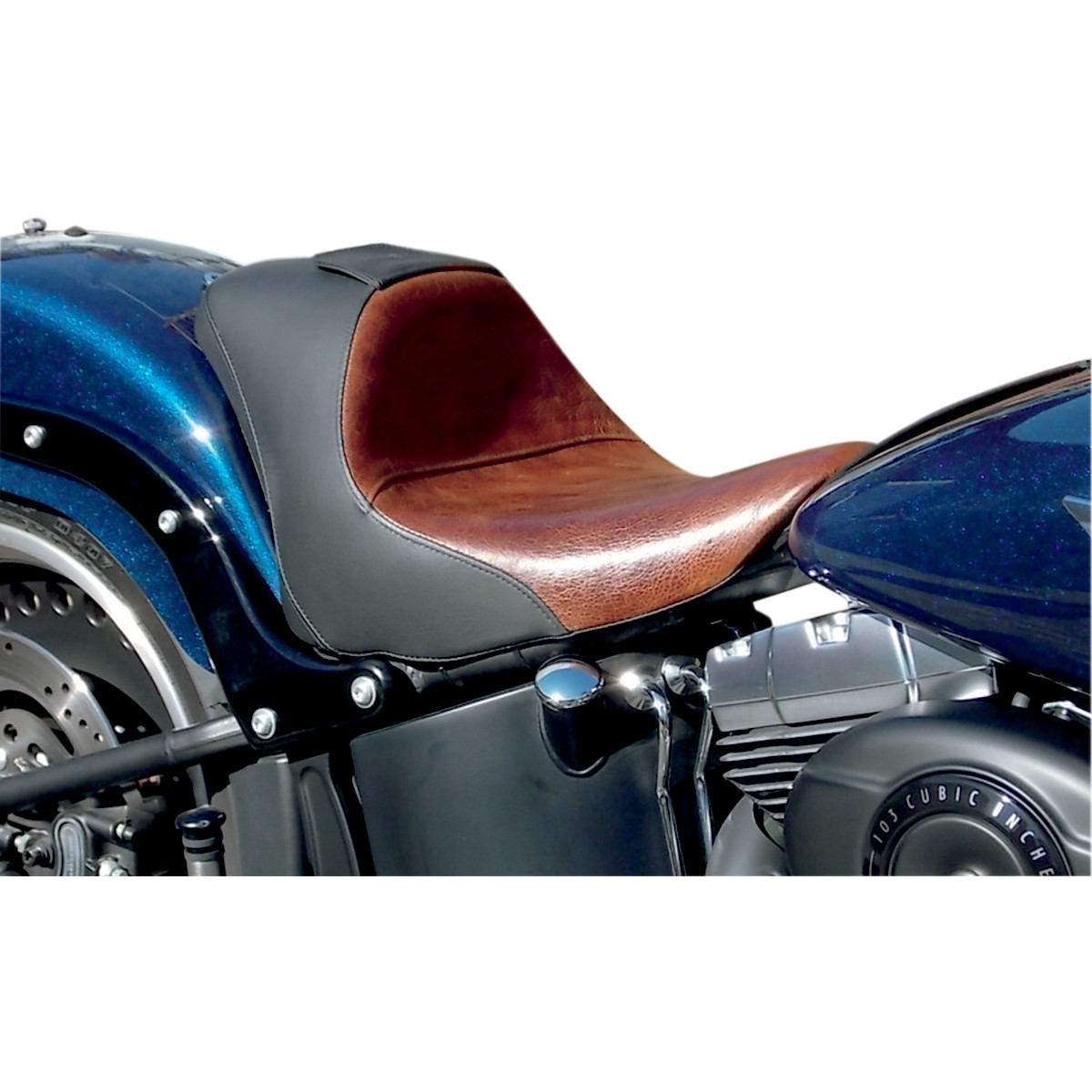 Saddlemen #806-12-0041B - Lariat Seat - Softail '06-'17