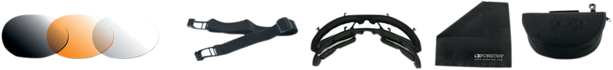 Raptor II Sunglasses - Matte Black - Interchangeable Lens - Lemans - Lutzka's Garage