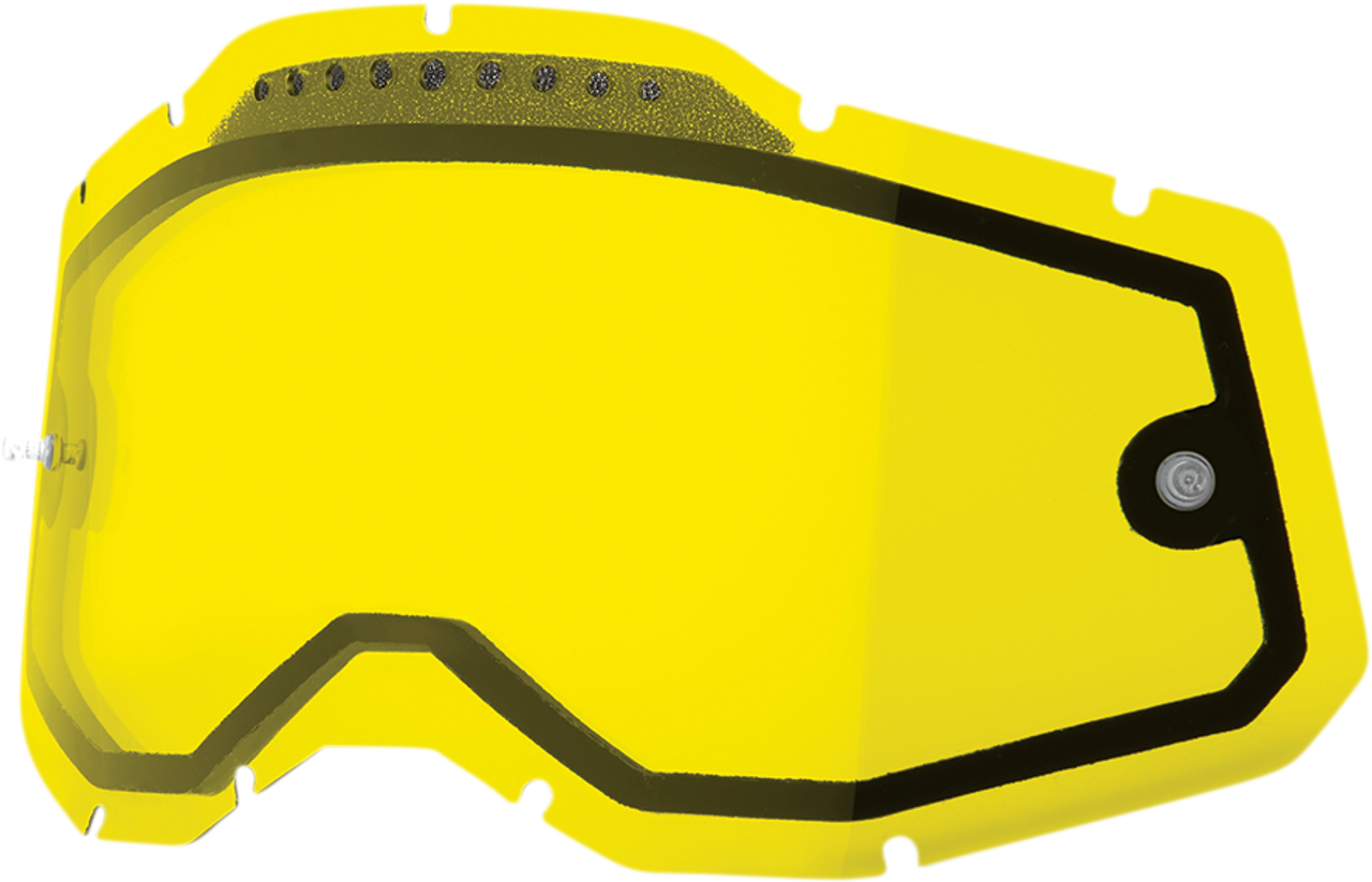 Accuri 2/Racecraft 2/Strata 2 Dual Lens - Vented - Yellow - Lutzka's Garage
