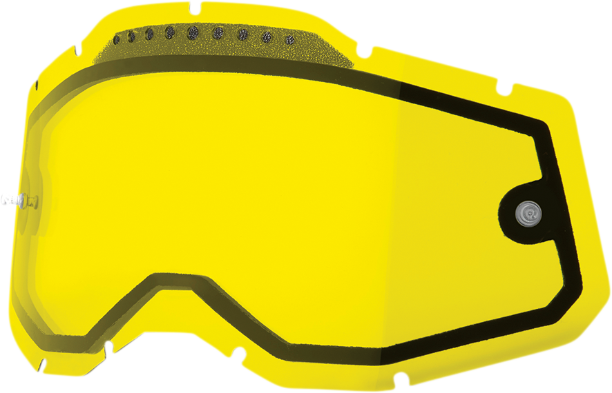 Accuri 2/Racecraft 2/Strata 2 Dual Lens - Vented - Yellow - Lutzka's Garage