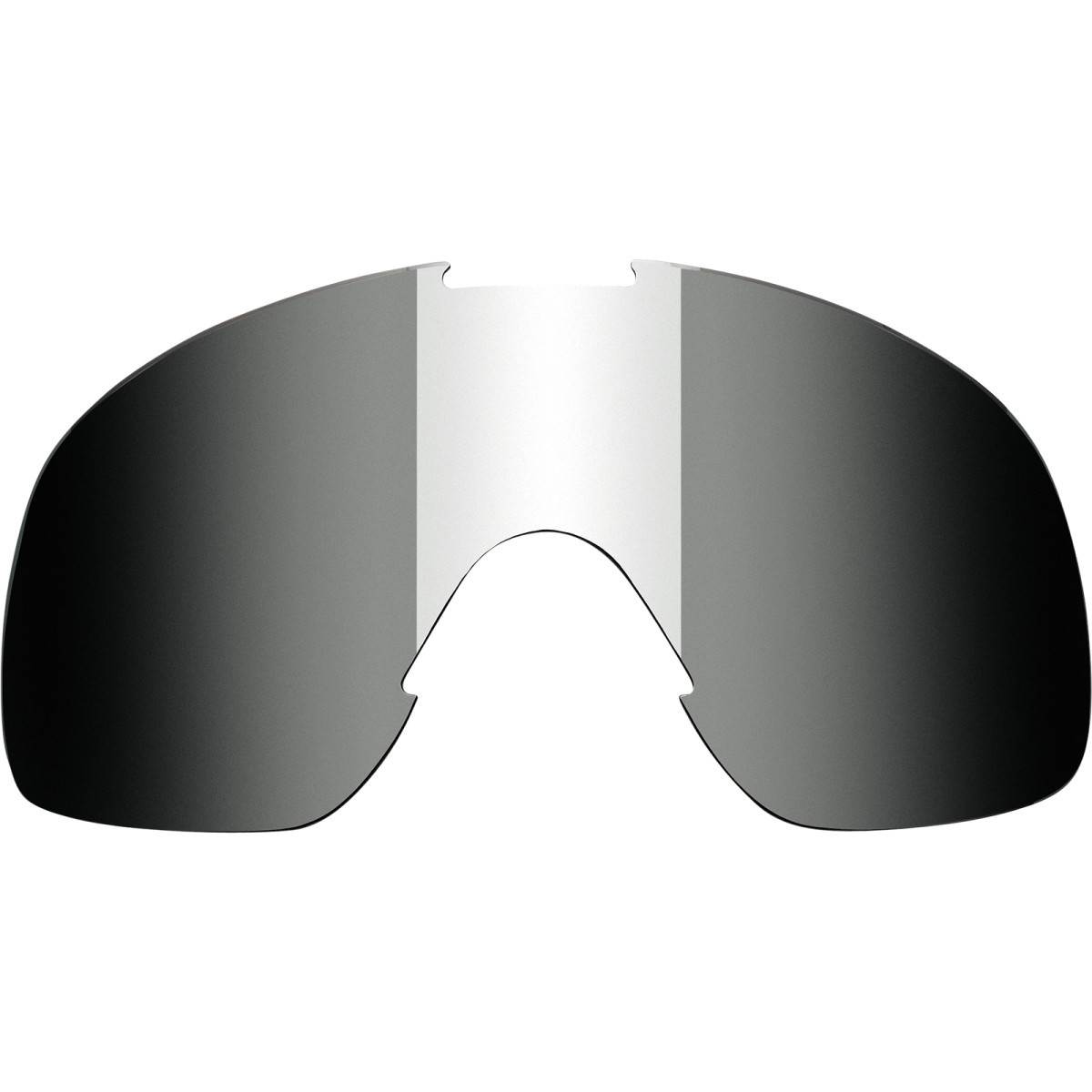 Biltwell #2112-21 - Overland Goggle Lens - Chrome/Smoke Mirror