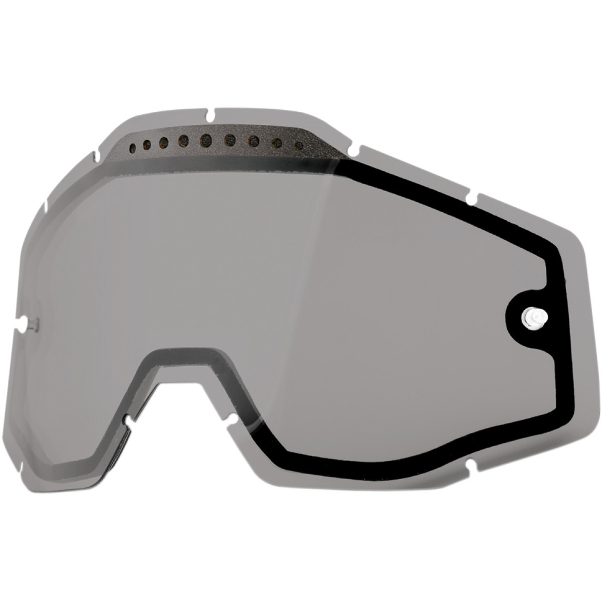 100% #59009-00002 - Accuri/Racecraft/Strata Lens - Vented - Dual Pane - Smoke