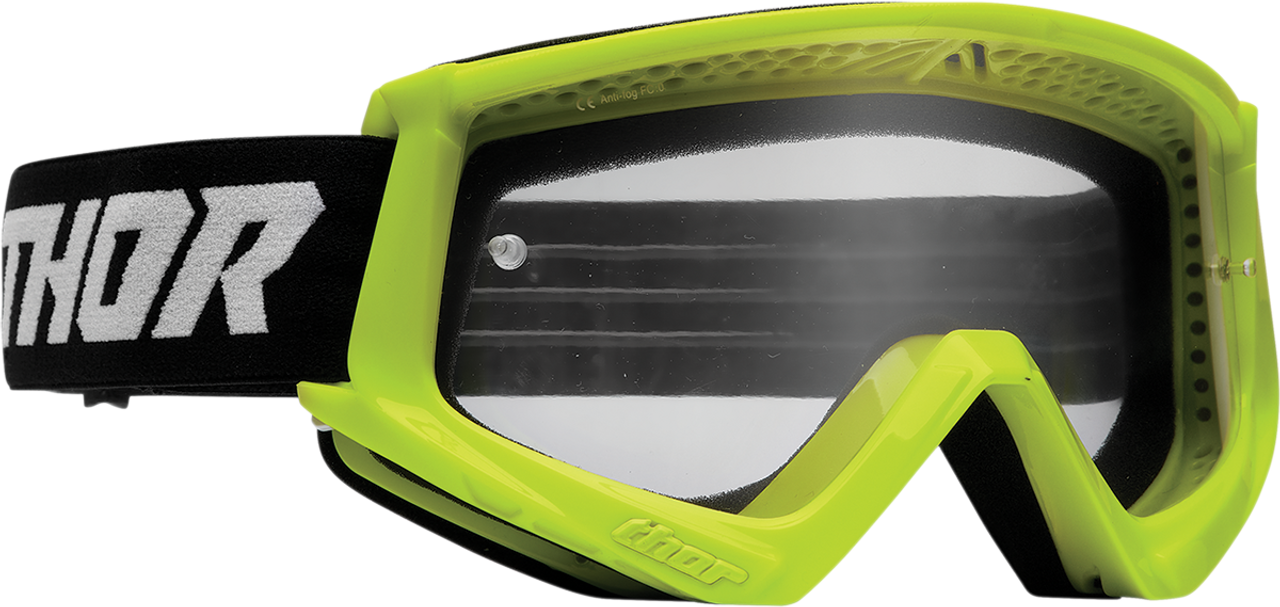 Youth Combat Goggles - Racer - Flo Acid/Black - Lutzka's Garage