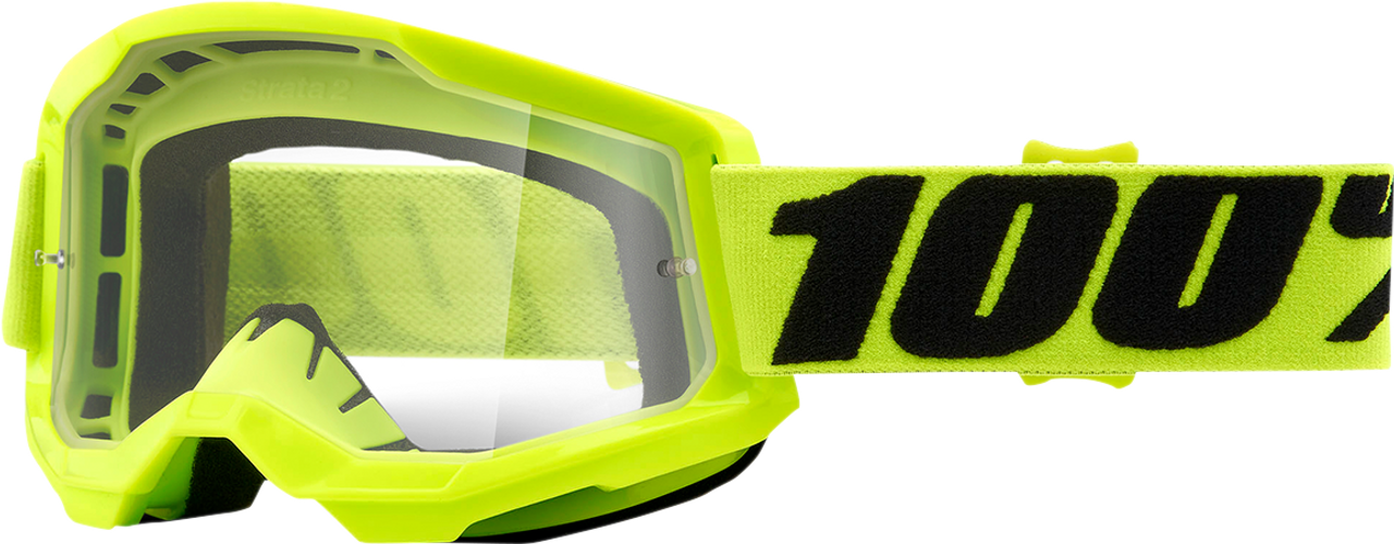 Strata 2 Goggles - Yellow - Clear - Lutzka's Garage