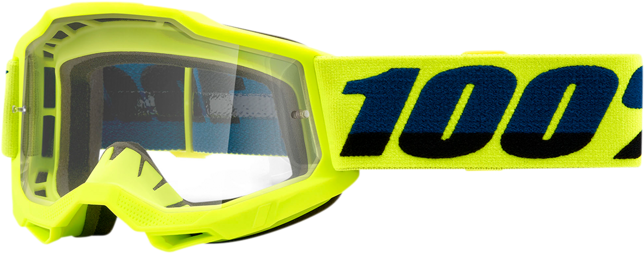 Youth Accuri 2 Goggles - Fluo Yellow - Clear - Lutzka's Garage