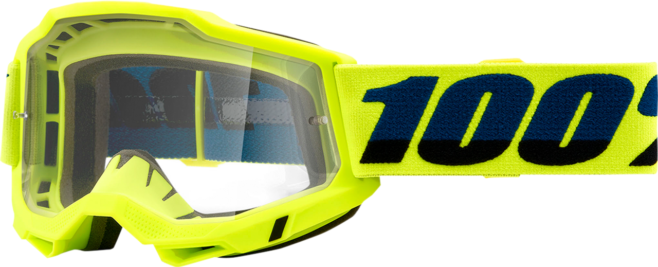 Accuri 2 OTG Goggles - Fluo Yellow - Clear - Lutzka's Garage