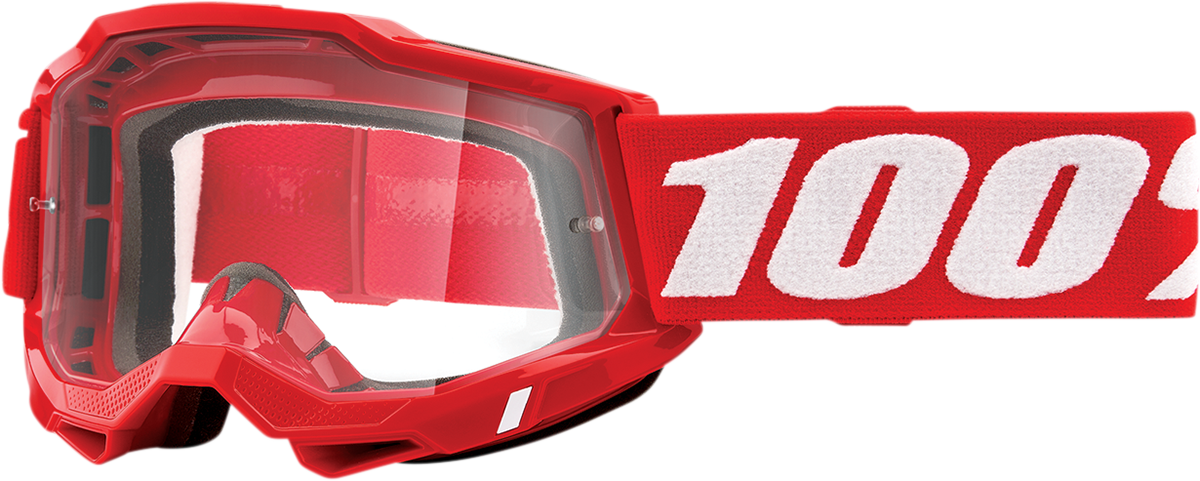 Accuri 2 Goggles - Red - Clear - Lutzka's Garage