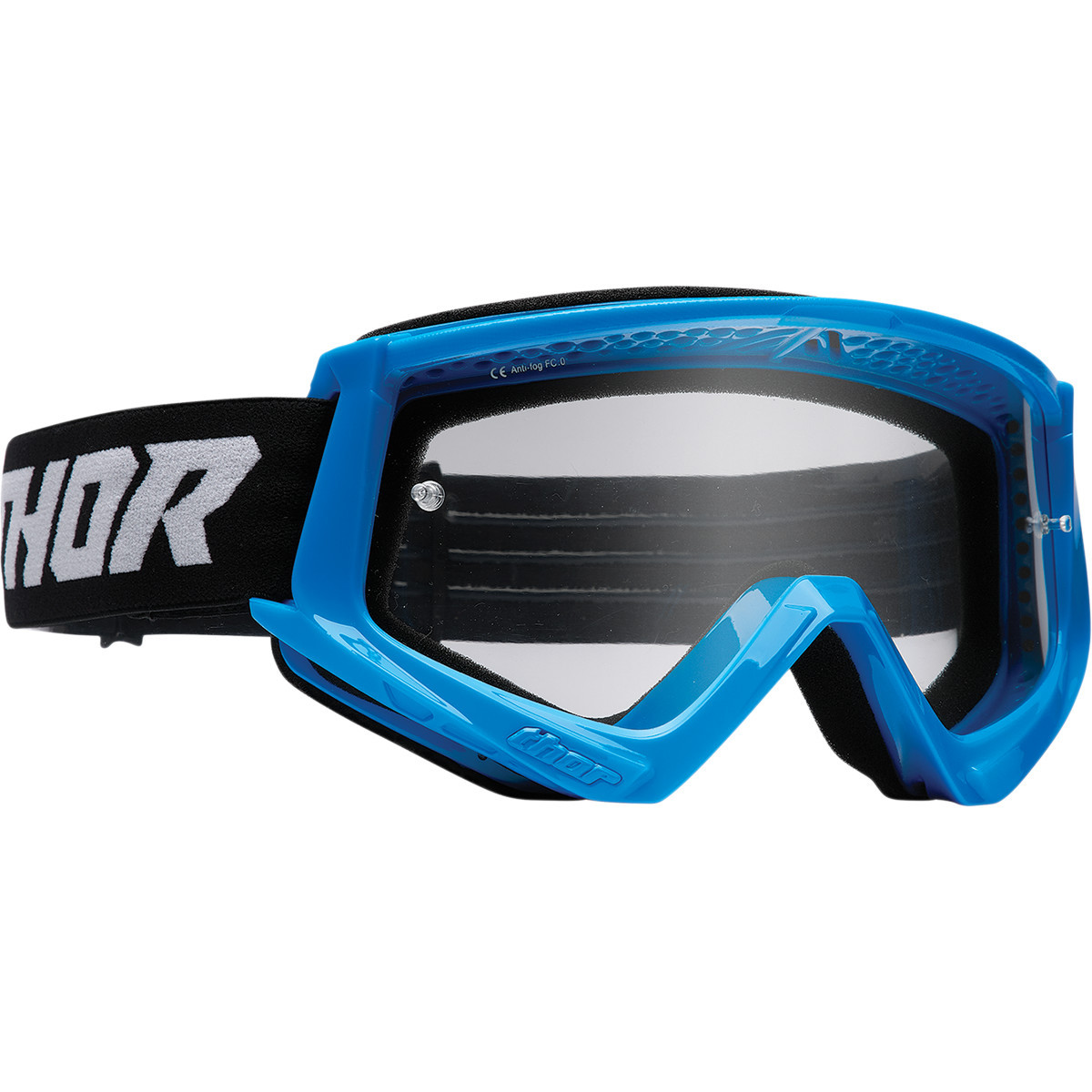 Thor - Combat Goggle - Racer - Blue/Black - Clear Lens