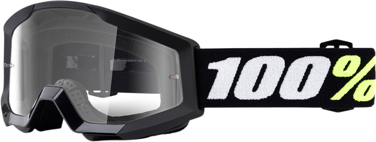 Strata Mini Goggles - Black - Clear Lens - Lutzka's Garage