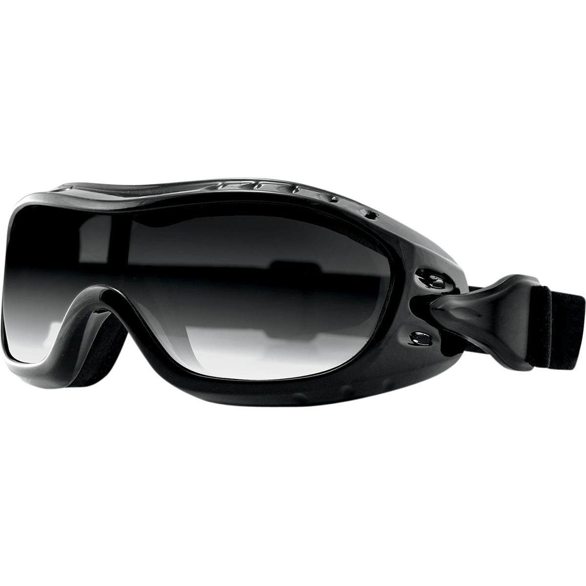 Bobster #BHAWK02 - Night Hawk II Goggle - Gloss Black - Smoke Photochromic Lens