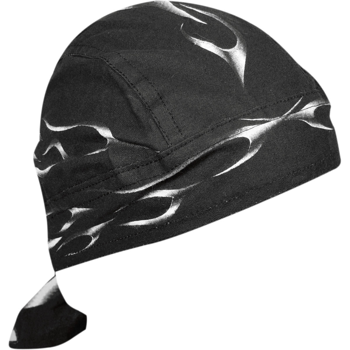 ZAN Headgear #Z353 - Flydanna® Head Wrap - Black Tank Flame