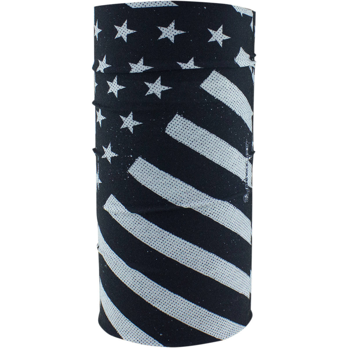 ZAN Headgear #TF091 - Motley Tube® Fleece Lined - Black and White Flag