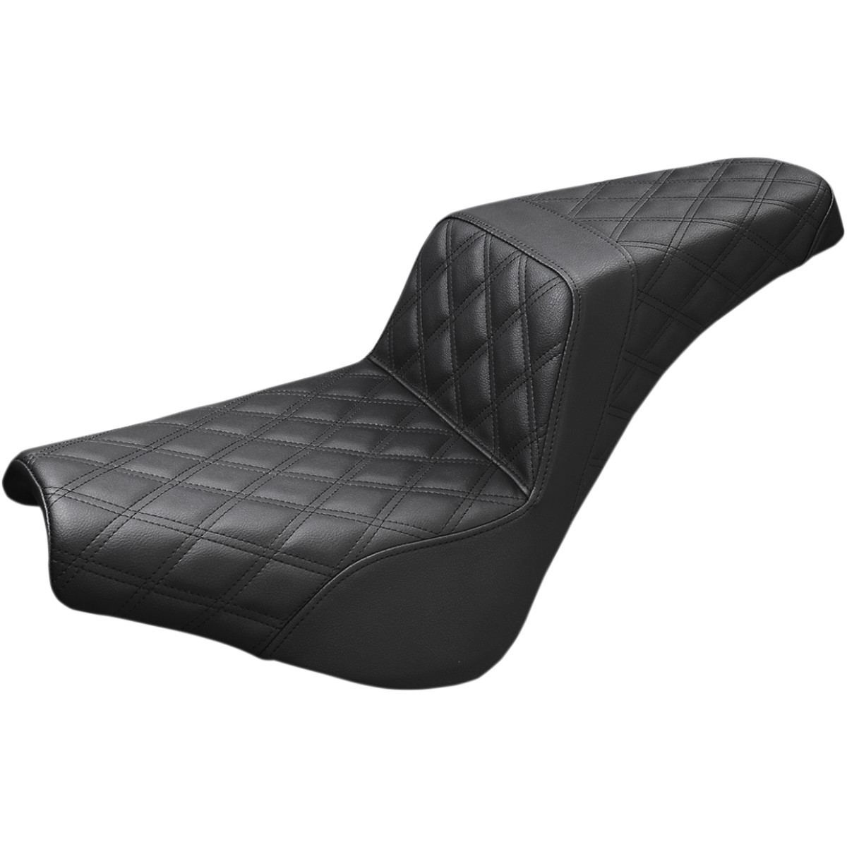 Saddlemen #818-30-175 - Step-Up Seat - Full Lattice Stitch - Black - FX '18-'24