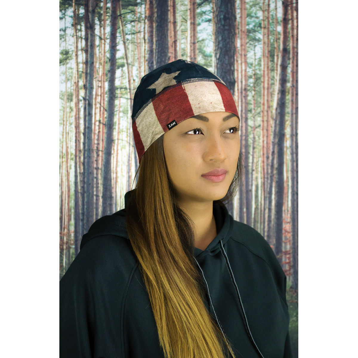 ZAN Headgear #WHLL408 - SportFlex® Beanie - Patriot