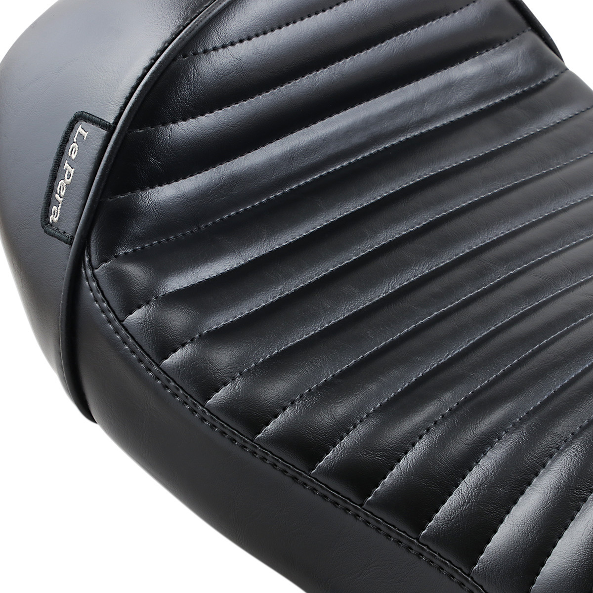 LE Pera #LK-427 PT - Stubs Cafe Seat - Pleated - Black