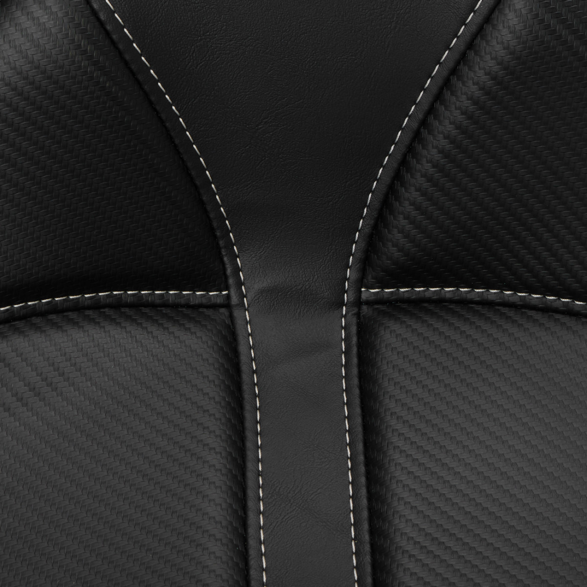 Saddlemen #806-12-0042 - Dominator Solo Seat - w/o Backrest - Black w/ Gray Stitching - FL/FX '06-'17