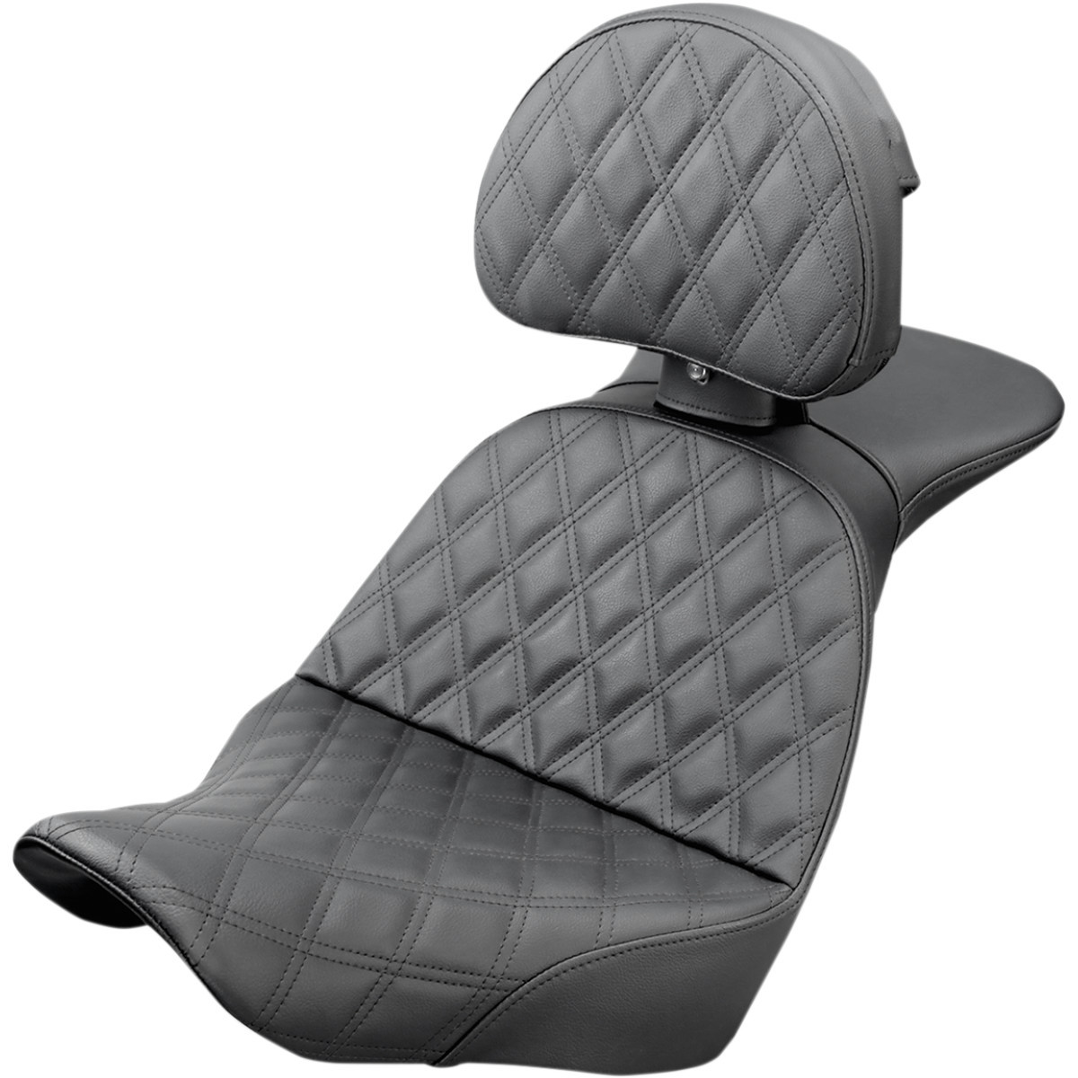 Saddlemen #818-29-030LS - Explorer Seat - Lattice Stitched - Backrest - FX/FL '18-'24