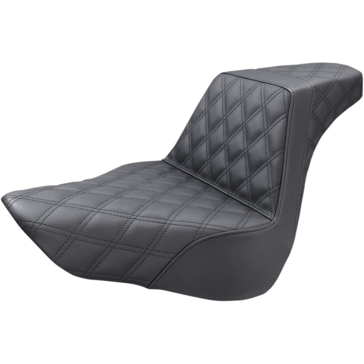 Saddlemen #818-27-175 - Step-Up Seat - Full Lattice Stitch - Black - FL/FX '18-'24