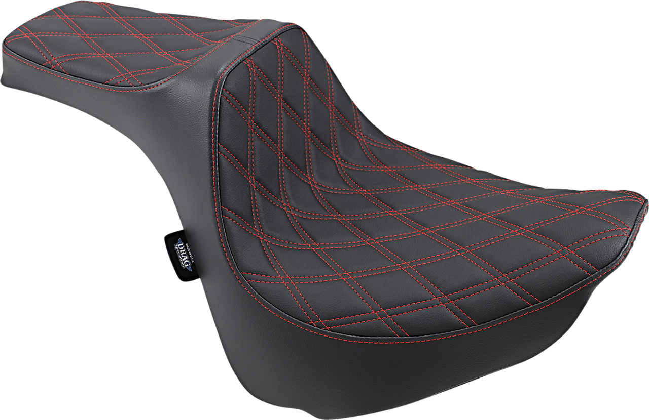 Predator III Seat - Double Diamond - Red Stitched - FXFB