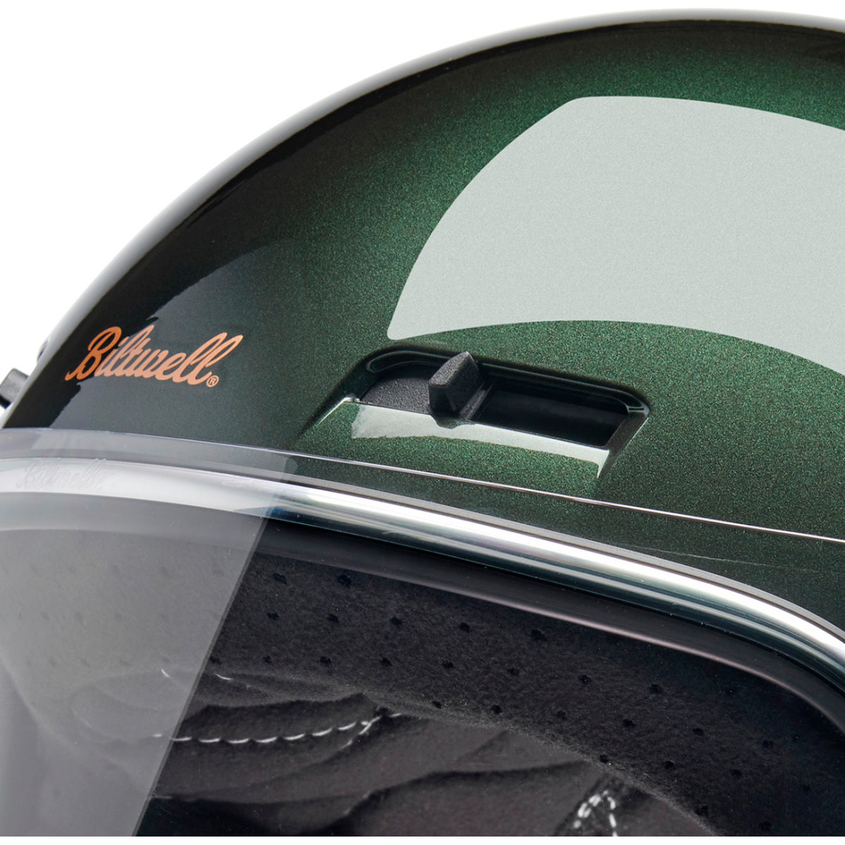 Biltwell #1006-324-503 - Gringo SV Helmet - Metallic Sierra Green - Medium