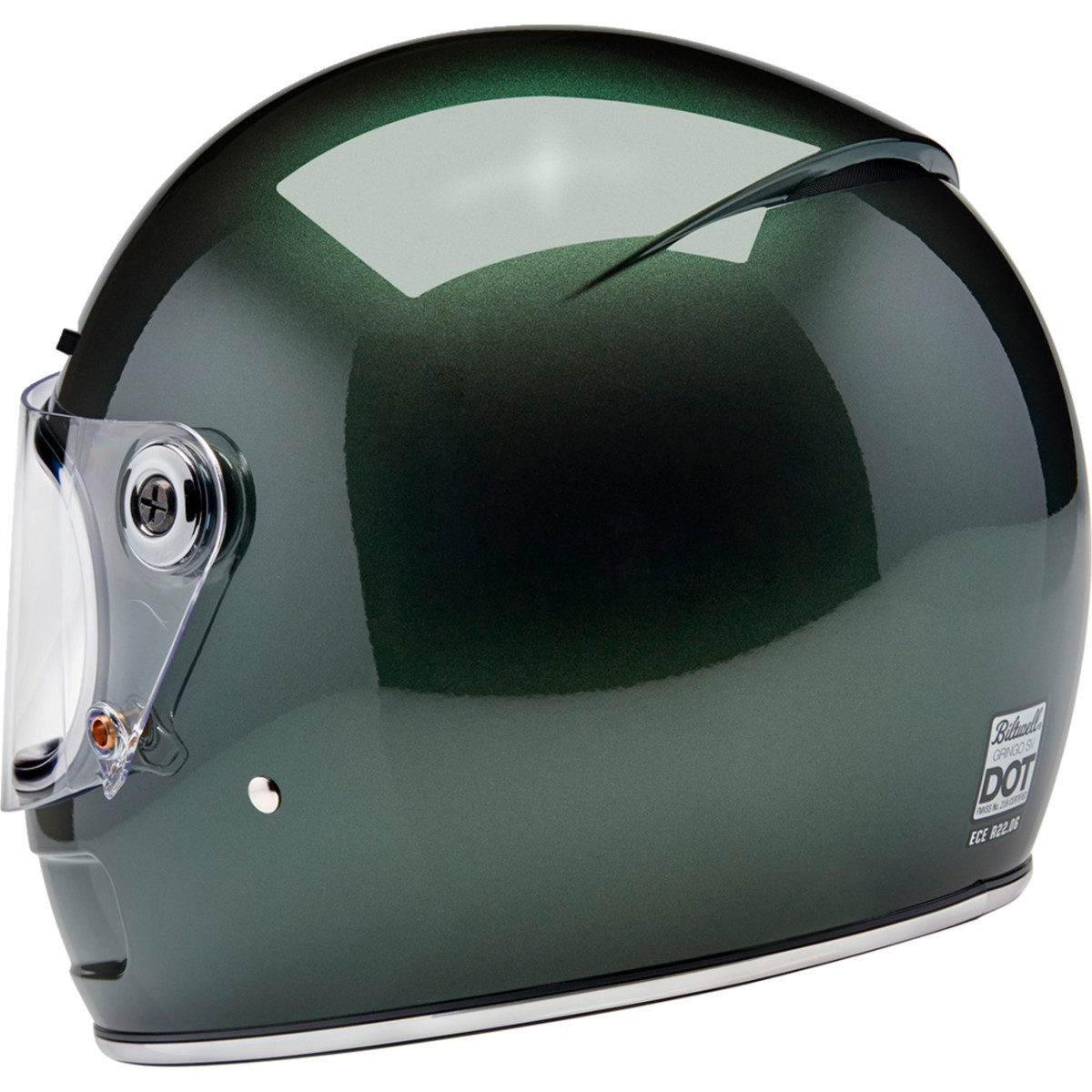 Biltwell #1006-324-506 - Gringo SV Helmet - Metallic Sierra Green - 2XL