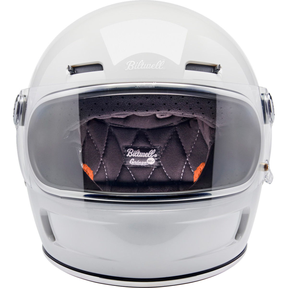 Biltwell #1006-104-502 - Gringo SV Helmet - Gloss White - Small