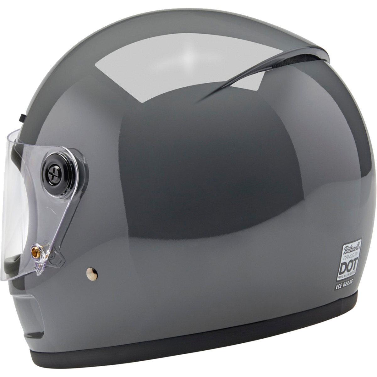 Biltwell #1006-109-504 - Gringo SV Helmet - Gloss Storm Gray - Large