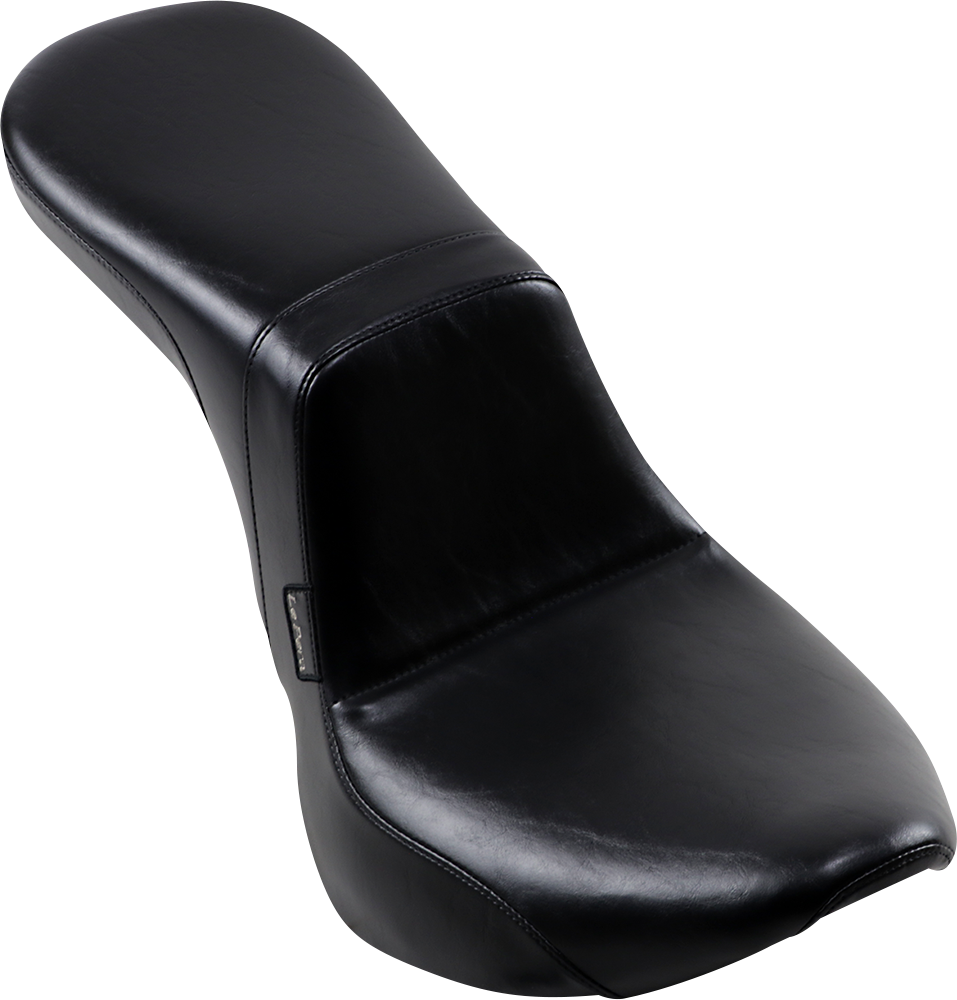 Le Pera #LY-543S - Daytona 2-Up Seat - Without Backrest - Smooth - Black - FX/FL '18-'23