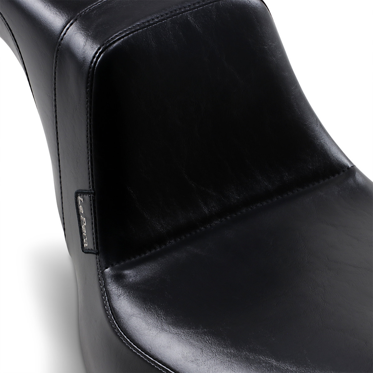 LE Pera #LY-543S - Daytona 2-Up Seat - Without Backrest - Smooth - Black - FX/FL '18-'23