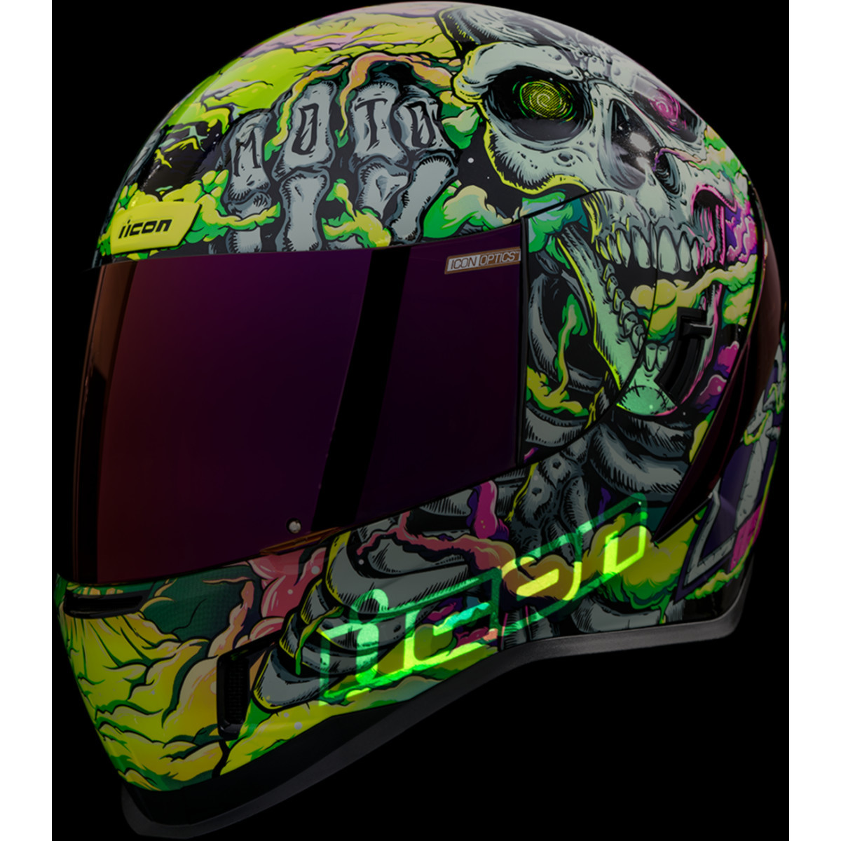 Icon - Airform™ Helmet - Hippy Dippy - Purple - Medium