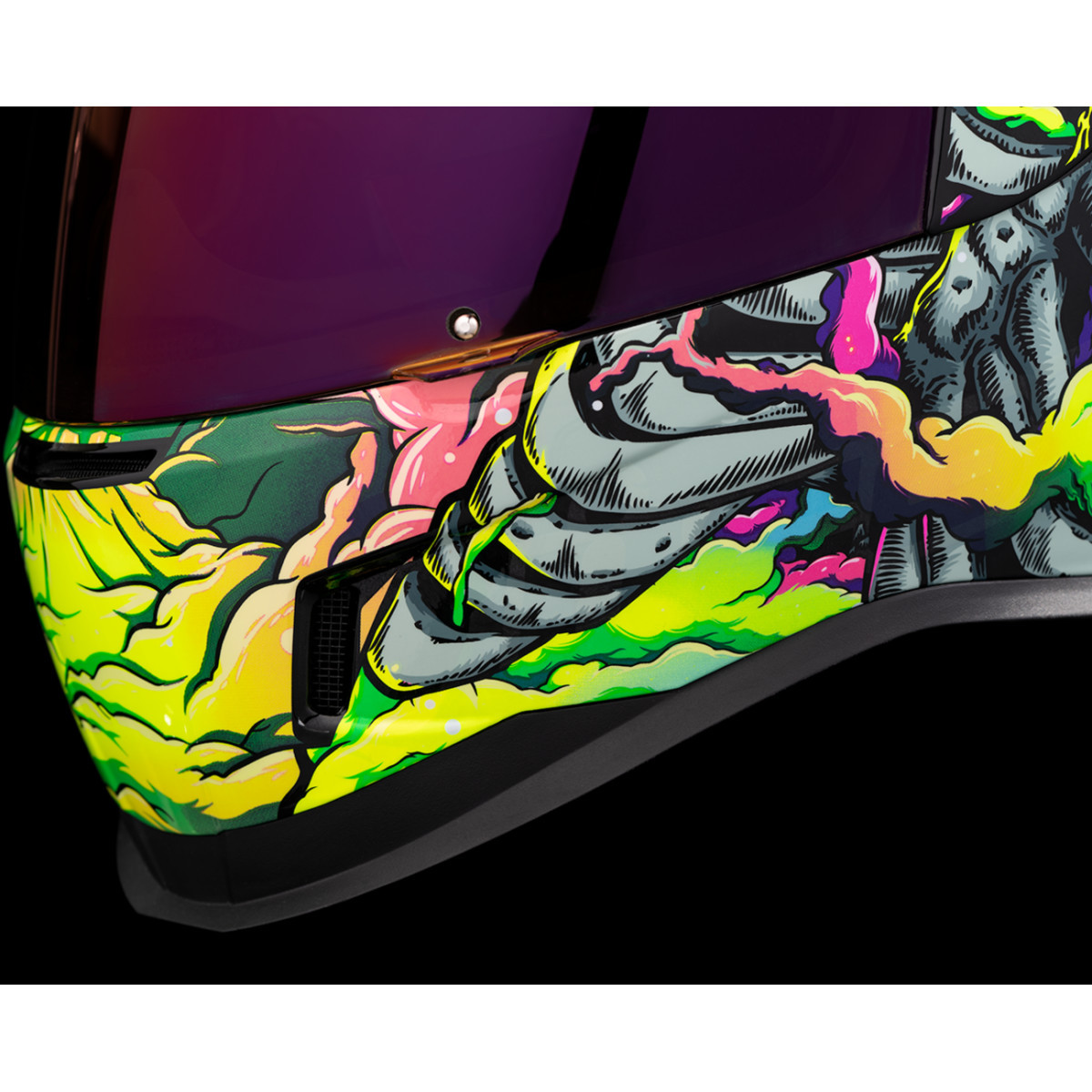 Icon - Airform™ Helmet - Hippy Dippy - Purple - Medium