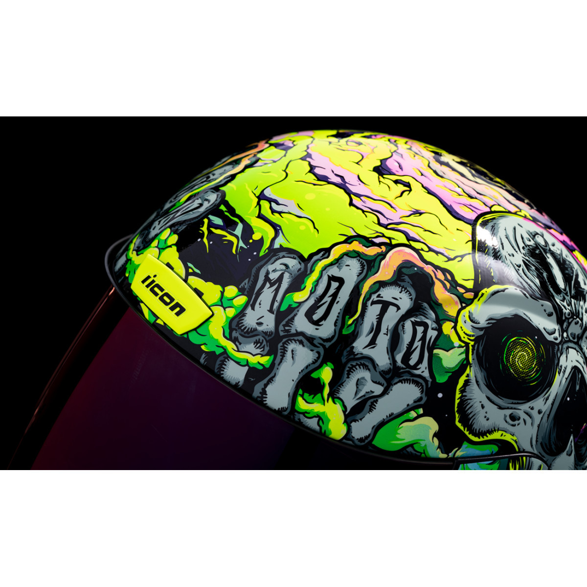 Icon - Airform™ Helmet - Hippy Dippy - Purple - Large