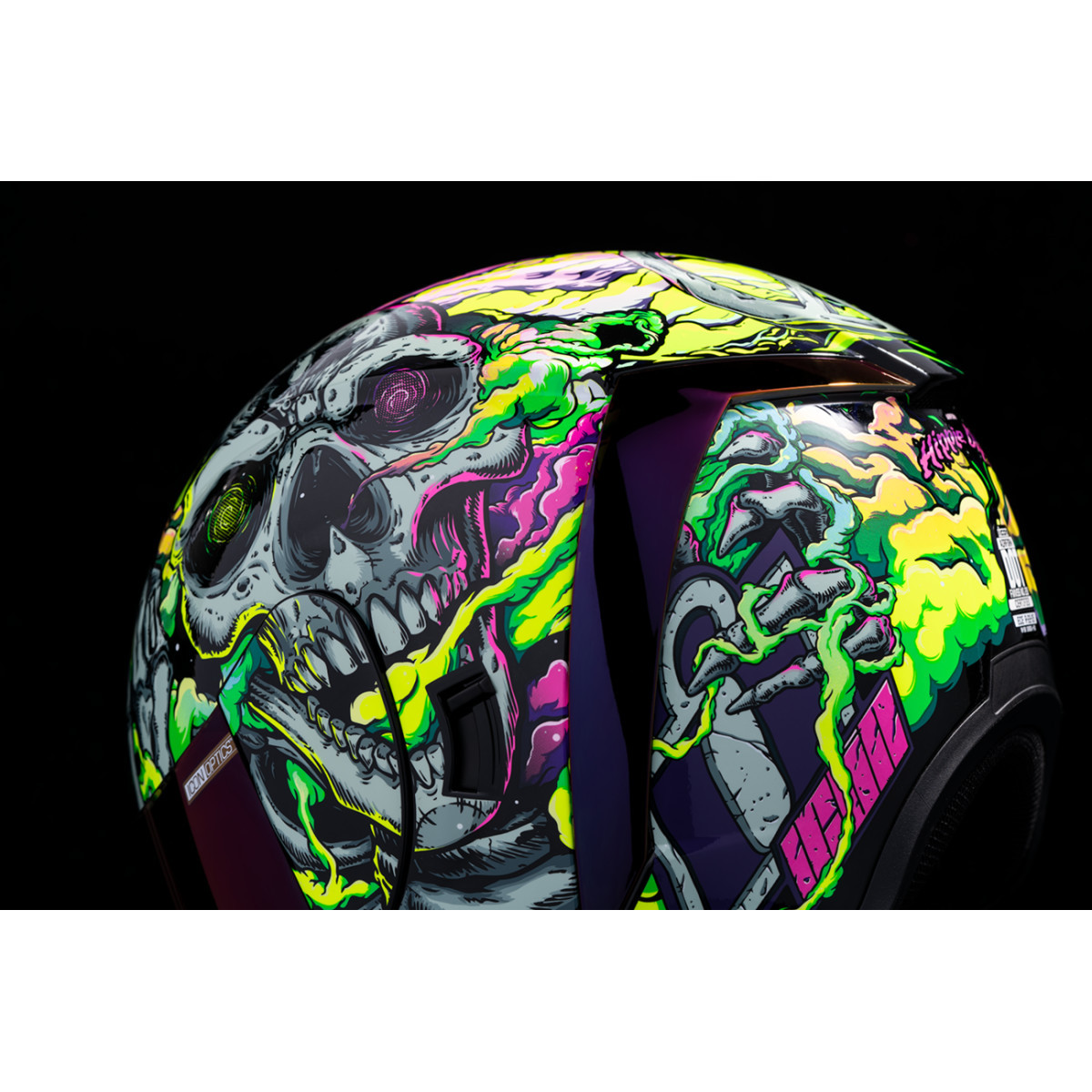 Icon - Airform™ Helmet - Hippy Dippy - Purple - 3XL