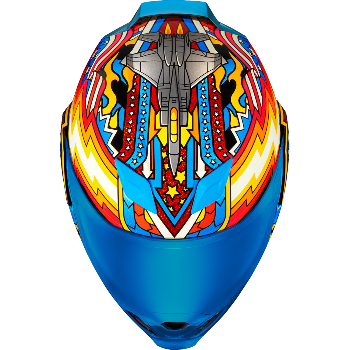 Icon - Airflite™ Helmet - Flyboy - Blue - Large