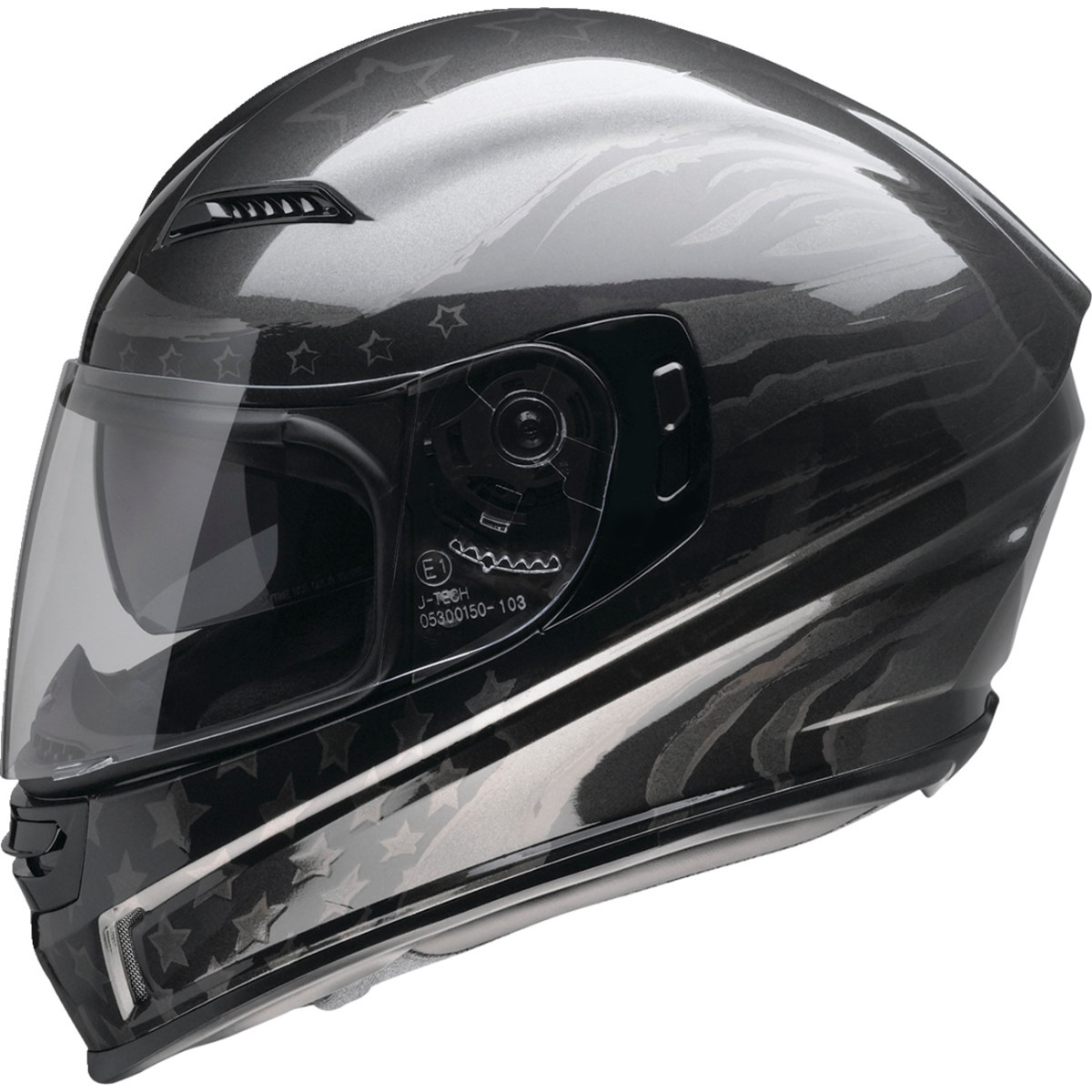 Z1R - Jackal Helmet - Patriot - Stealth - 2XL