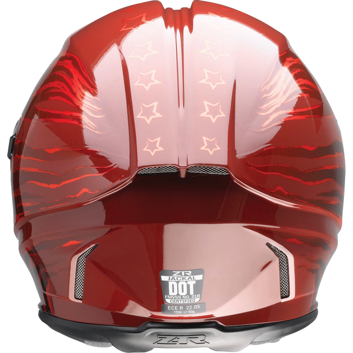 Z1R - Jackal Helmet - Patriot - Red - 2XL