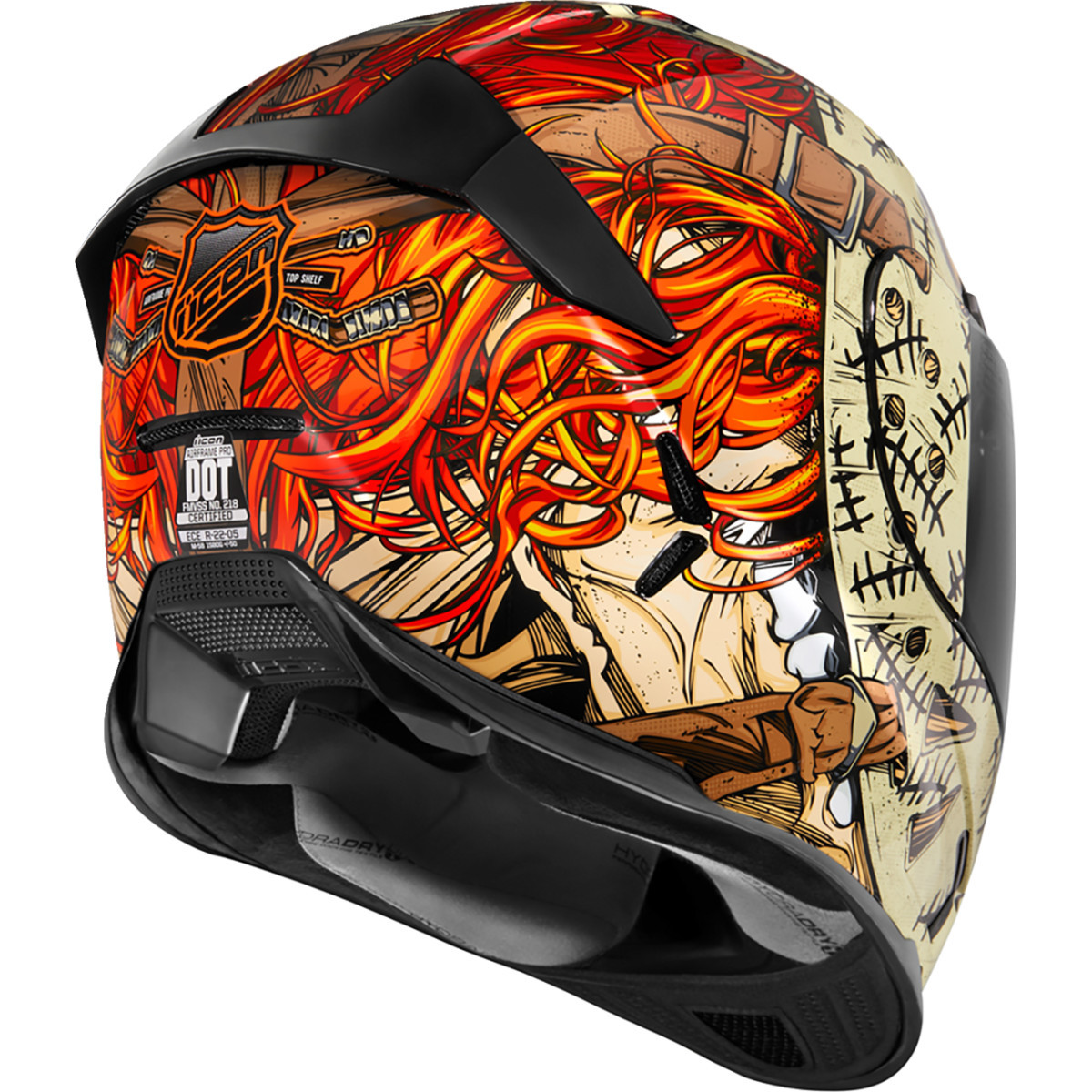 Icon - Airframe Pro™ Helmet - Topshelf - Red - 3XL